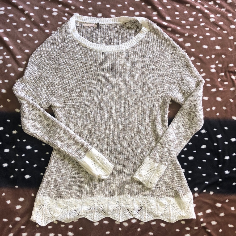 Loose knit dainty sweater